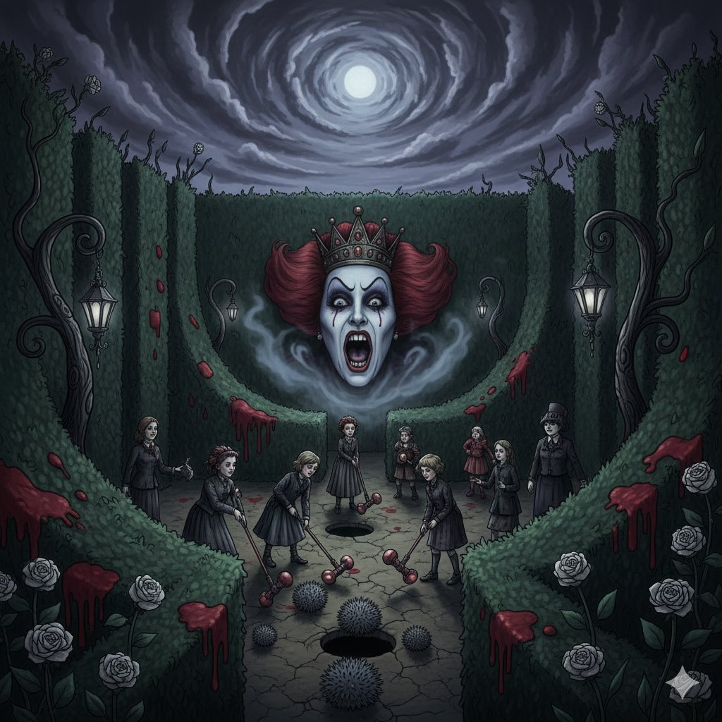 oldlastman's tweet image. #oct30 de #oldlastman_promptober : Tim Burton's Wonderland