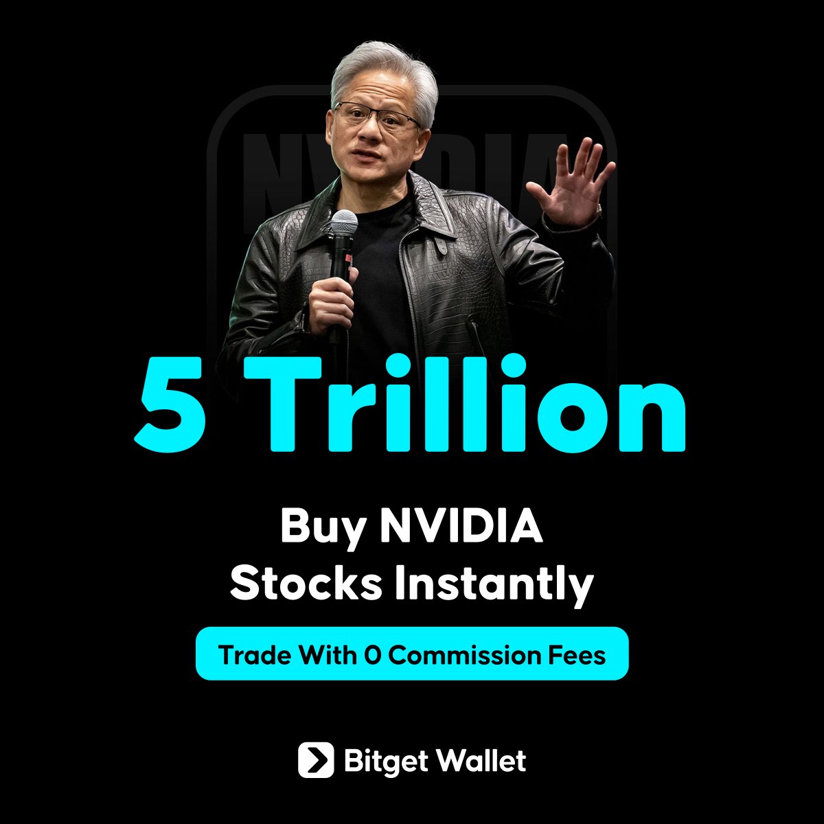 BitgetWallet's tweet image. Nvidia cooked hard—first to hit $5T market cap.

Global markets are moving.

Powered by @OndoFinance, you can trade U.S. stocks &amp;amp; ETFs onchain in Bitget Wallet with real custody, real dividends, and zero trading fees.

📊 Add stocks to your portfolio now: web3.bitget.com/en/wallet-down…