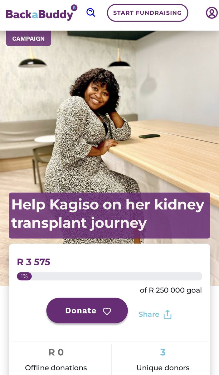 LeboSpeaks's tweet image. Good morning, friends!

Kagiso urgently needs our help to raise funds for a life-saving kidney transplant.
Every contribution, big or small ,brings us closer to giving Kagiso a second chance at life. ❤️

Please donate if you can and share this message with your network. Together,…