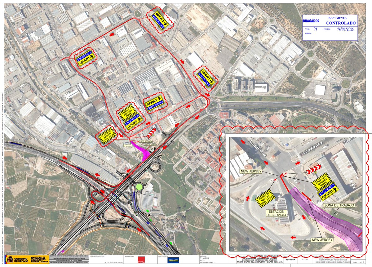 Les informamos que el próximo lunes 3 de noviembre se efectuará el corte del ramal de acceso a la CV-365 desde la calle Vila de Madrid del Polígono Industrial de Fuente del Jarro.
 
 El plazo estimado del corte del ramal es de una semana.