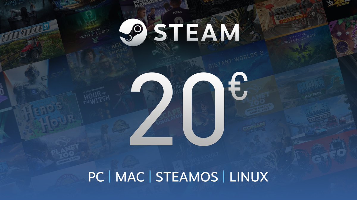 The holiday season is on the horizon so let's start early.

We're giving away a € 20 <a href="/Steam/">Steam</a> card for you to add to your winter gaming season purchases.  

Participate: 
-Follow our account 
-Share this post
-Comment which game you'll likely purchase this winter  

Additional: