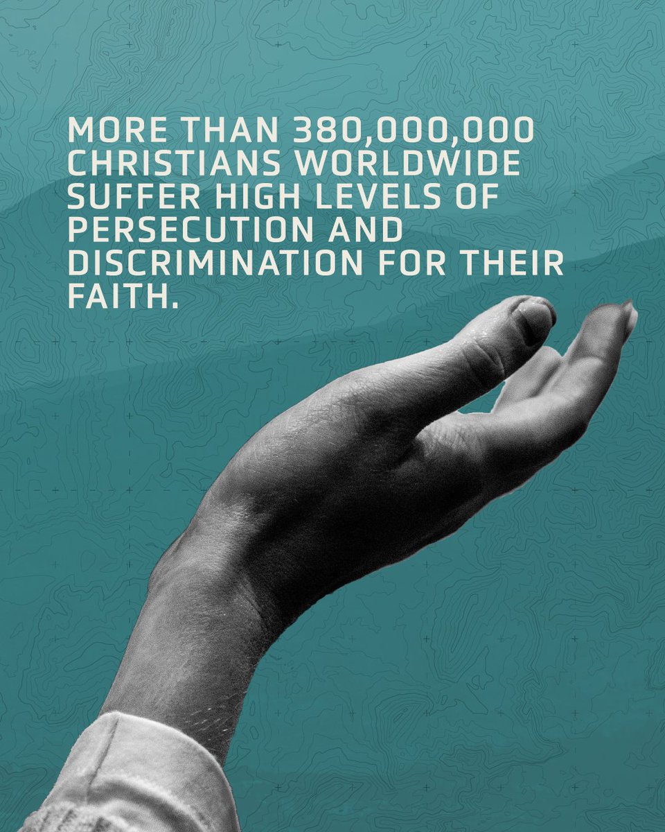 TRIAD_EARTH's tweet image. Every day, an average of more than 12 Christians are killed because of their faith.
Let’s lift our voices in prayer for the persecuted church around the world — that their courage would inspire us, their faith would remain unshaken, and the light of 
#PrayForThePersecuted