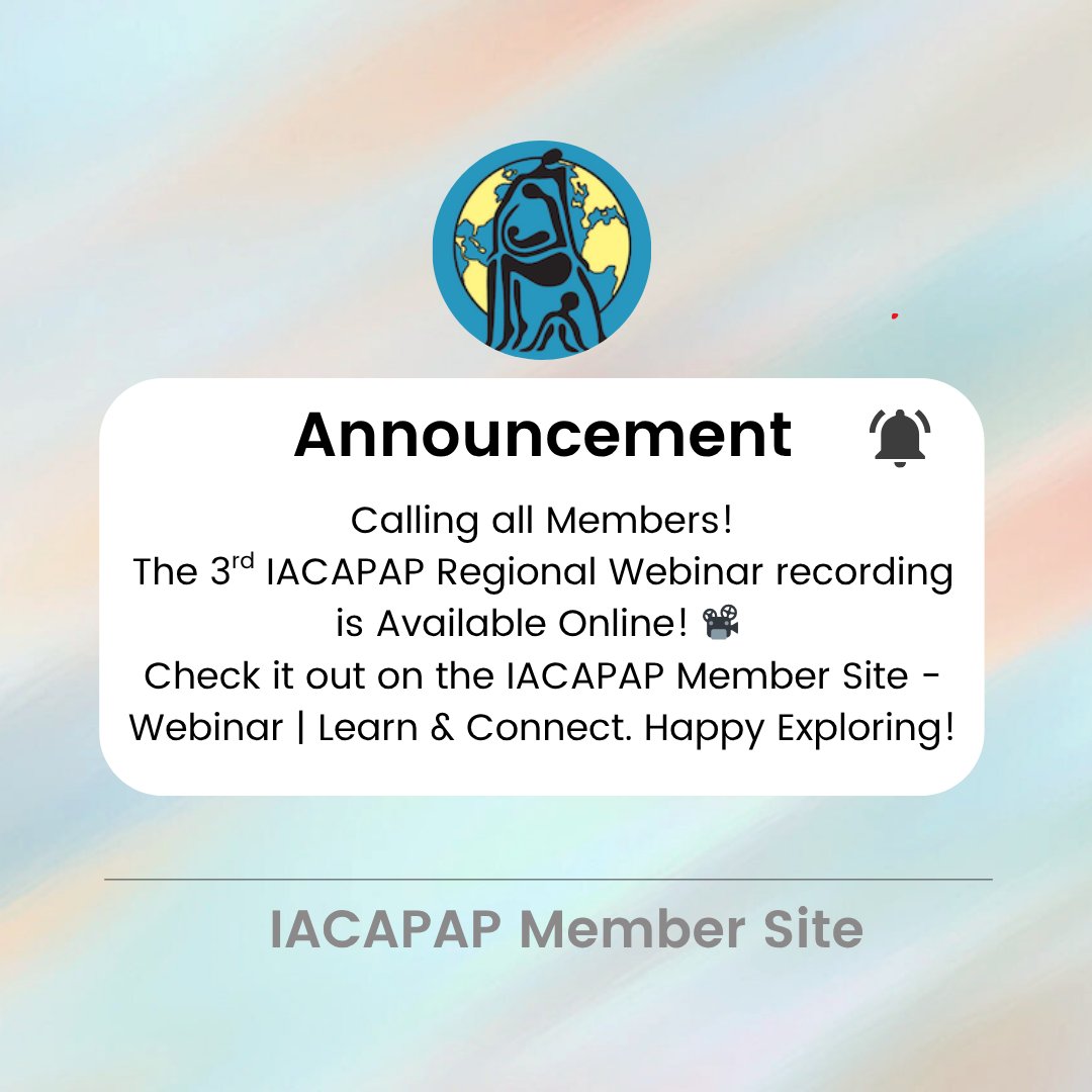 IACAPAP's tweet image. As a member of IACAPAP (Individual Members and Individuals within IACAPAP Full Member Organisations), you will have exclusive access to the Learn &amp;amp; Connect section to view the recorded webinar. Check it out here: iacapap.org/news/announcem…
