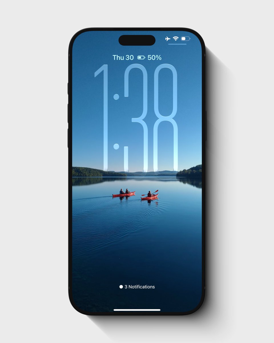 Ahmadansari2233's tweet image. Calm lake #iOS26update