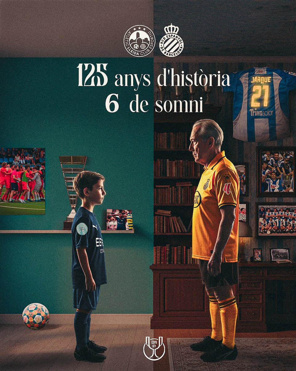 𝐌𝐚𝐭𝐜𝐡𝐃𝐚𝐲 🖼️💙
125 anys d’història, 6 de somni.
#AtLleidaEspanyol | 21h | Camp d’Esports