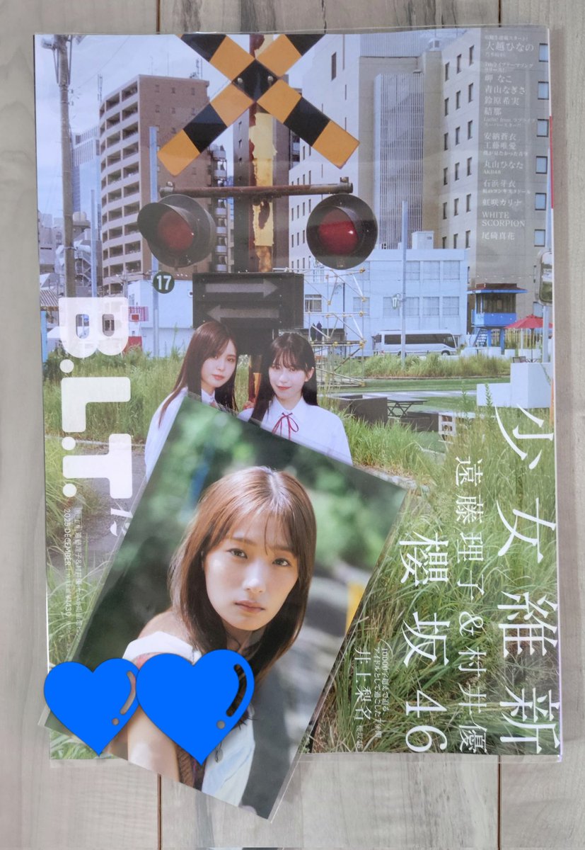 届いた‼️
BLT12月号📖
これも最後になるのかな😢
#櫻坂46 #井上梨名
圧倒的ビジュアル✨️✨️