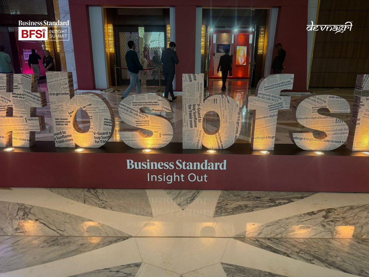 DevnagriAI's tweet image. Day 2 at the #BFSIInsightSummit is in full swing!  

Catch #DevnagriAI session on #ServiceAutomation in #BFSITech &amp;amp; #FintechIndia and see how multilingual AI is transforming compliance and service automation.

Stop by Booth B-19 to experience it live. 

#bsbfsi #bfsievent