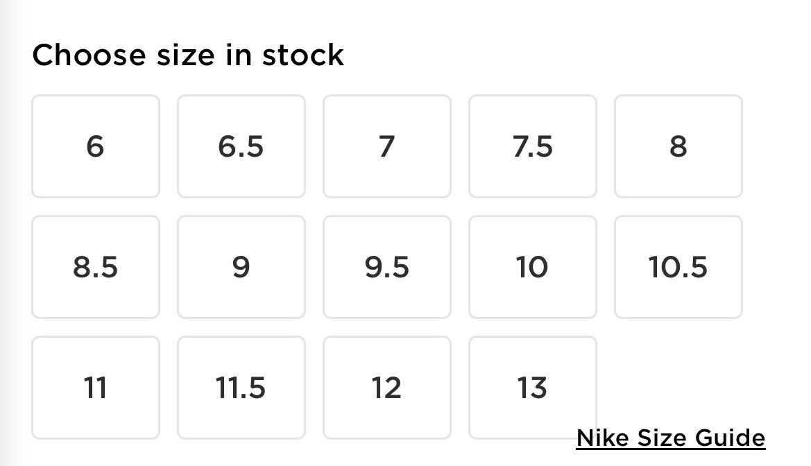 🚨SIZES 6-13 STOCKED ⬇️