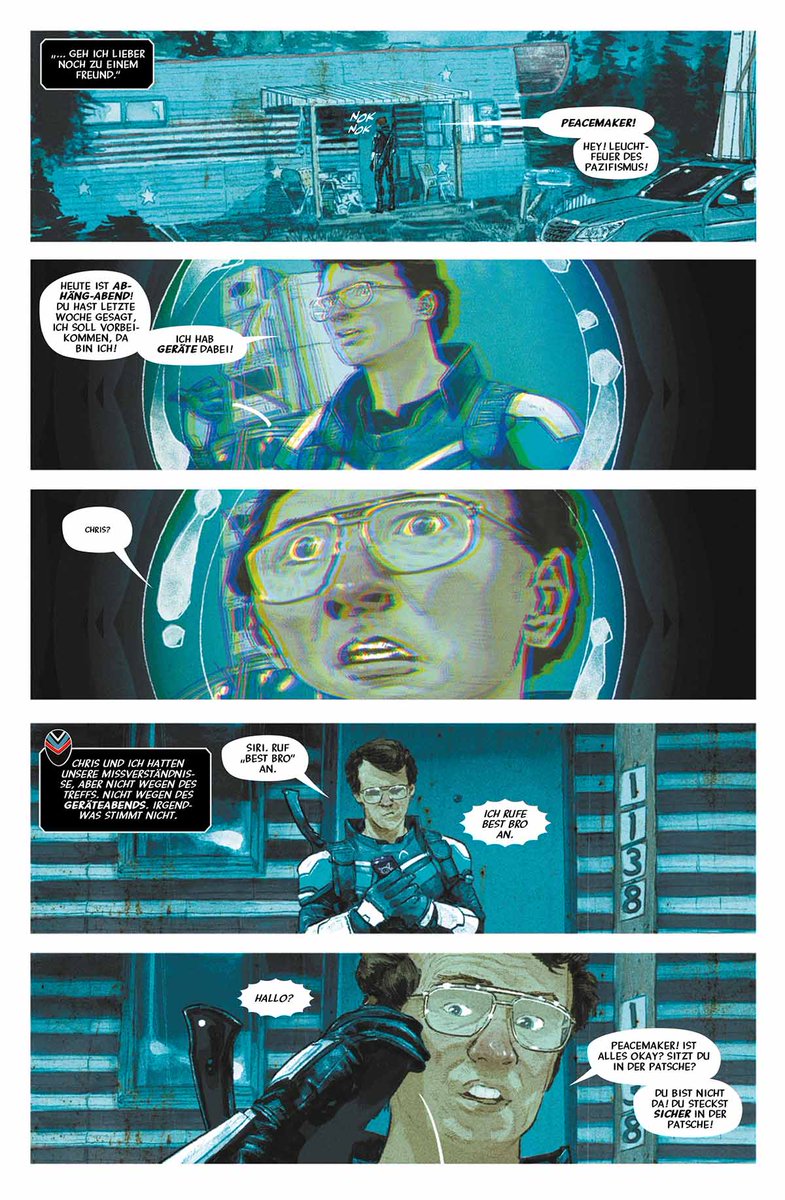 Wurde der #Peacemaker entführt?! 
👉 Peacemaker - Chaos hoch drei
panini.de/shp_deu_de/pea…

Auch als Hardcover erhältlich!
#comics