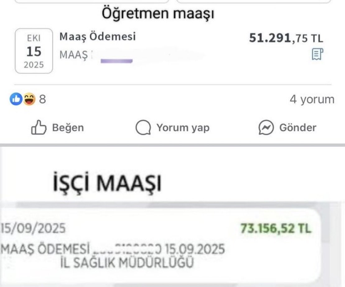 İlkokul mezunu işçiler bile bu tabloyu gördükçe “Biz nasıl bu kadar alıyoruz da çocuk okutan, tedavi eden, proje üreten öğretmen, hemşire, mühendis bu maaşlara mahkûm kalıyor?” diye soruyor.