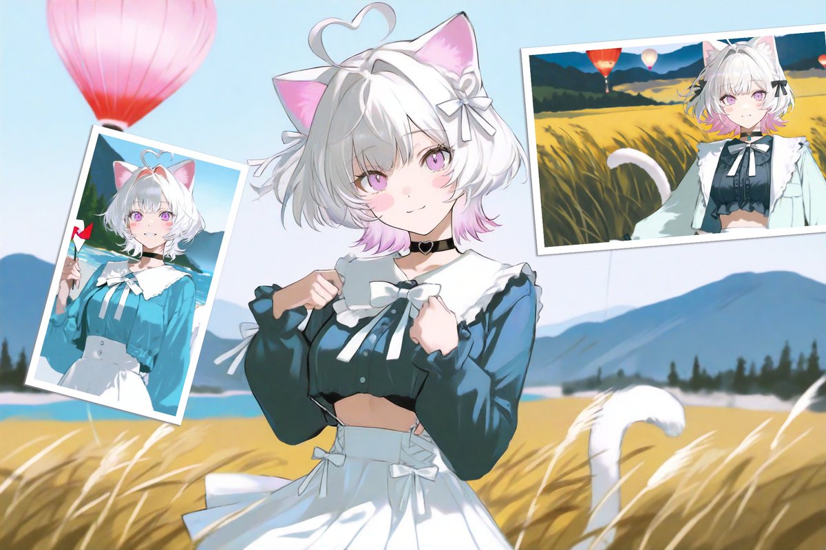 3周年記念祭 【#47都道府県擬人化コンテスト】

早朝、熱気球に乗って佐賀の風景を空から楽しんでみたいミオ、ザ・佐賀バージョン！
黄金色に輝く麦畑と青い海に包まれ、自然の恵みを感じるひととき。
あなたもミオと一緒に、心癒される佐賀の旅へ出かけませんか？