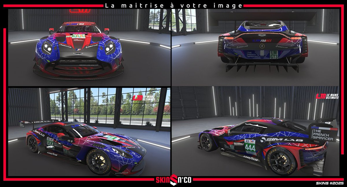 LMU - LM FRANCE 
- Aston GT3
- Lexus GT3