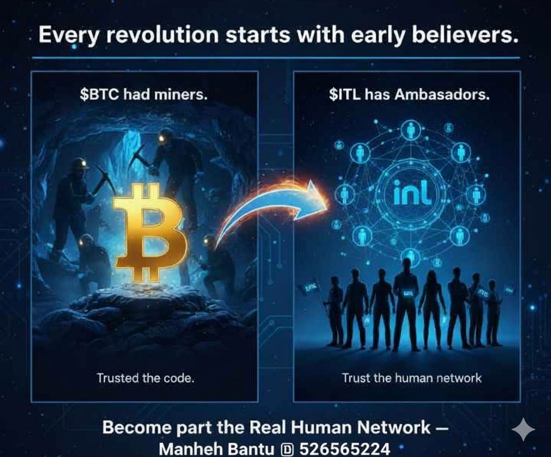 maheshdirectorr's tweet image. Every revolution starts with early believers! 🚀 $BTC had miners, **$ITL has Ambassadors.** It&apos;s about trusting the code AND trusting the human network. Join the **Real Human Network**! #ITL #HumanNetwork #CryptoRevolution 
#INTERLINKNETWORK
#Web3Community