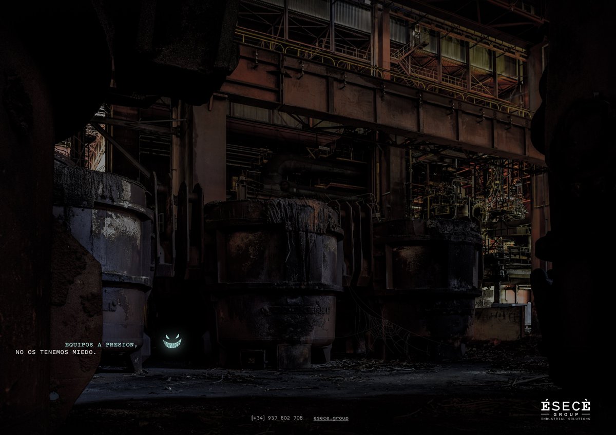 INSTALACIONES INDUSTRIALES, NO OS TENEMOS MIEDO!

#HappyHalloween 🎃
#ESECEGroup ☠️ #SolucionesIndustriales 🕸️
🧛‍♀️ #SomosCaldereros 🧟‍♂️ #SomosClimatizadores 🧙‍♀️