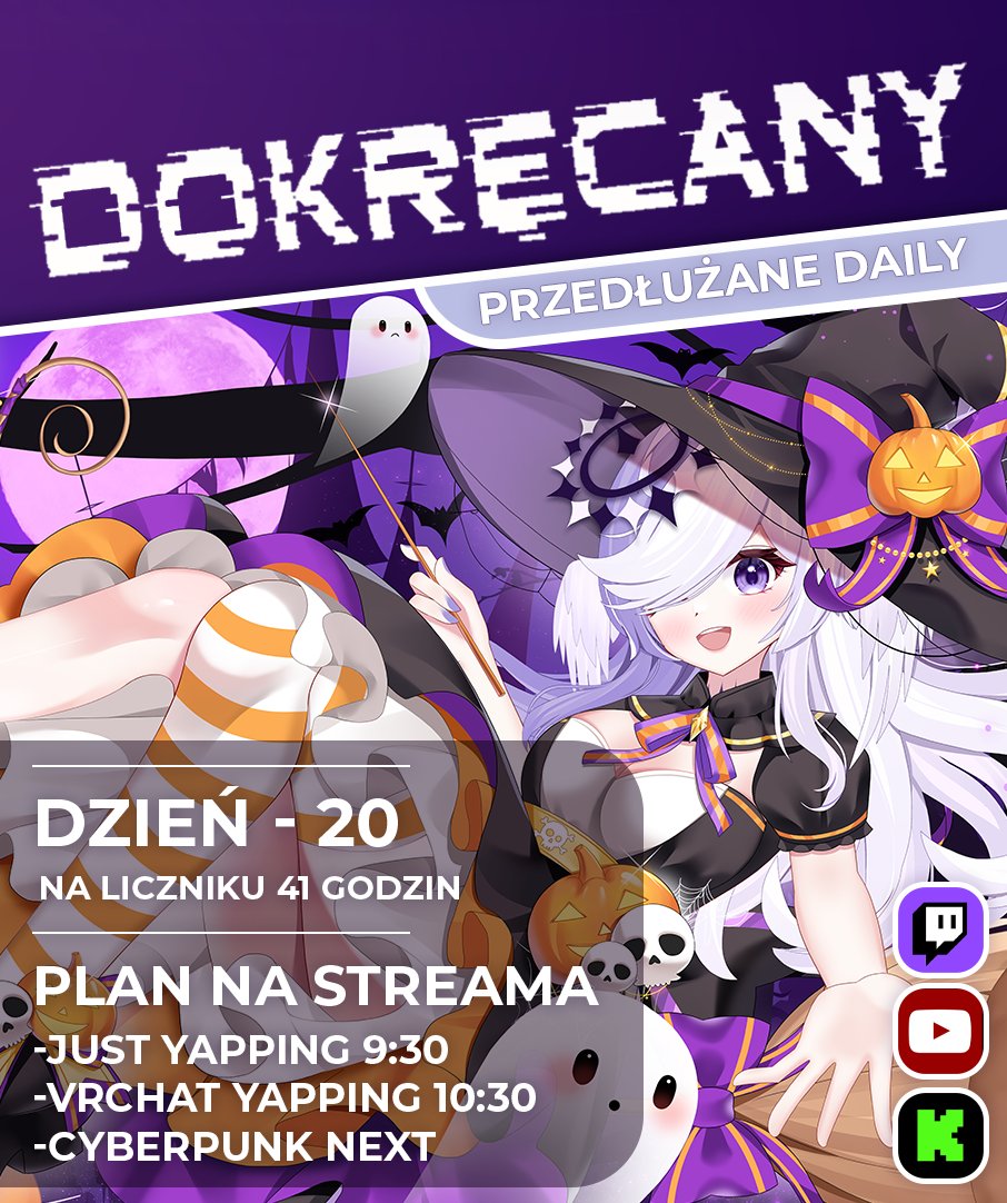 【Dokręcany - dzień 20】
Status - hihi

#plvtuber #vtuberpl #poland #dokręcany