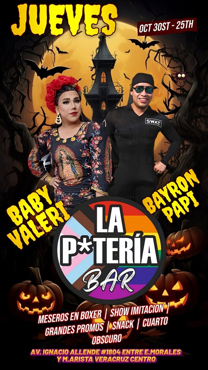 Bar2Puteri70063's tweet photo. Nos vemos hoy jueves de putería bar https://t.co/R72XqVpbYX