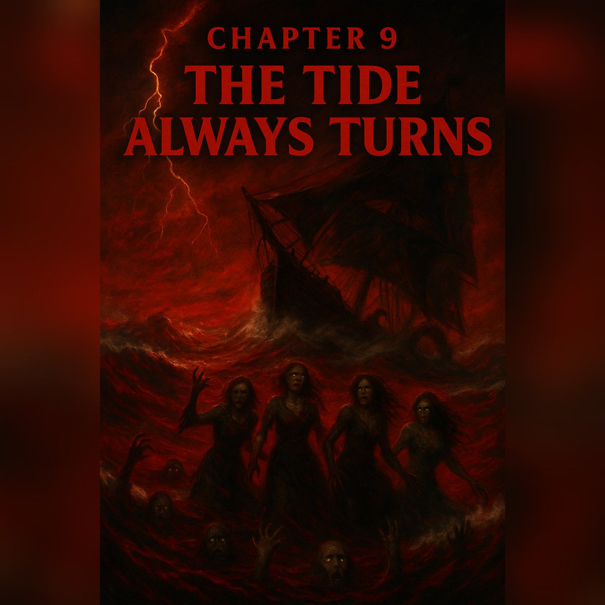 🌊⚡️ The sea remembers every sin.
In Dark Tales Uncovered Season 6, Chapter 9: The Tide Always Turns, the women face their final reckoning as the drowned gods rise from the deep. Blood, thunder, and fate crash together
