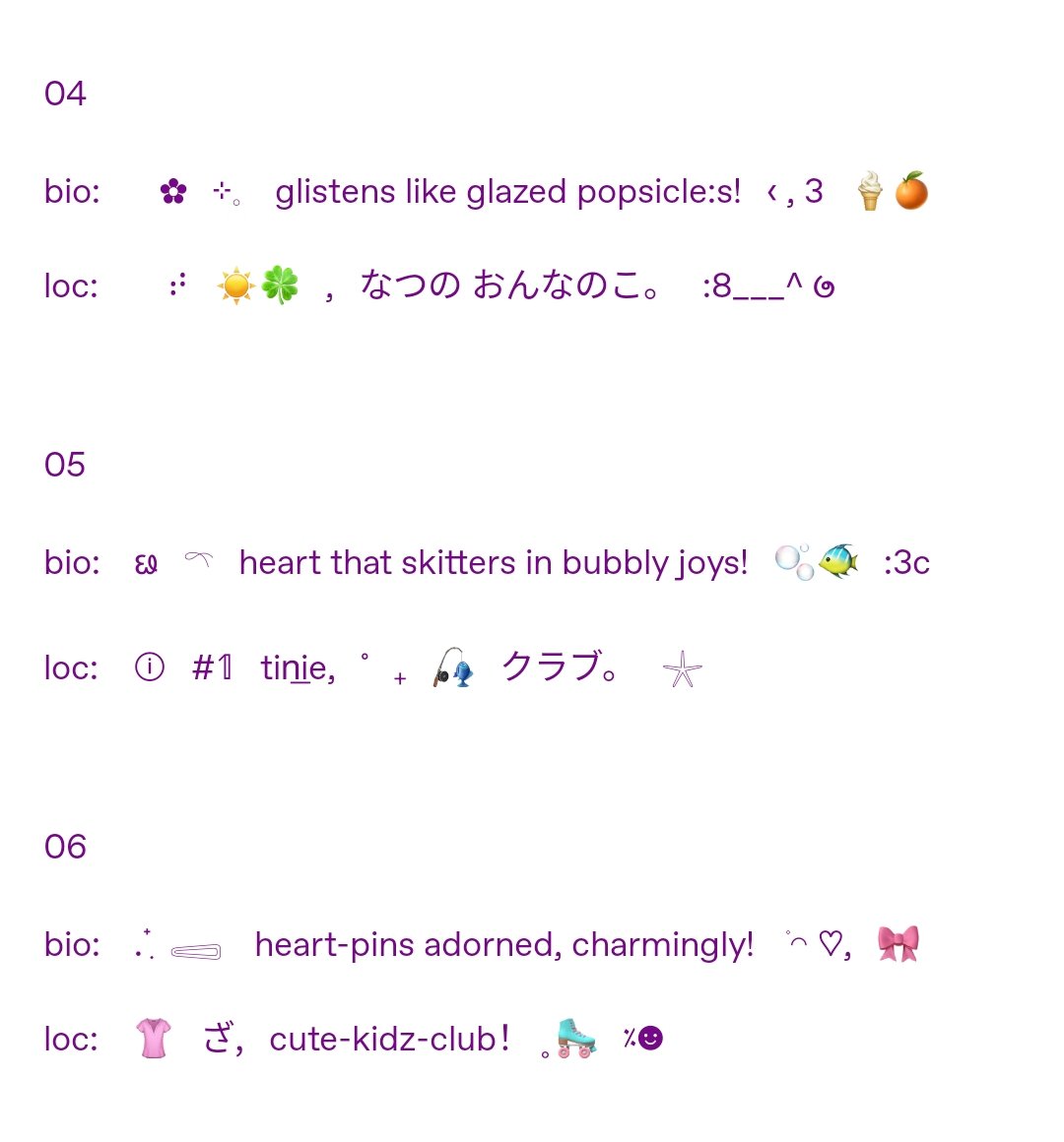 silkenbrush's tweet image. 🩷, repost is so loved!  #zonauang

hai, haaai! :3c aku punya 10 bundle short wording bio + loc ( mix japan ) seharga 4.000 per bundle yang siap untuk dimiliki! ⭐ kalau kalian berminat, bisa langsung dm atau hubungi aku di t.me/lucky_girl_club. terima kasih! n __ &amp;lt;8