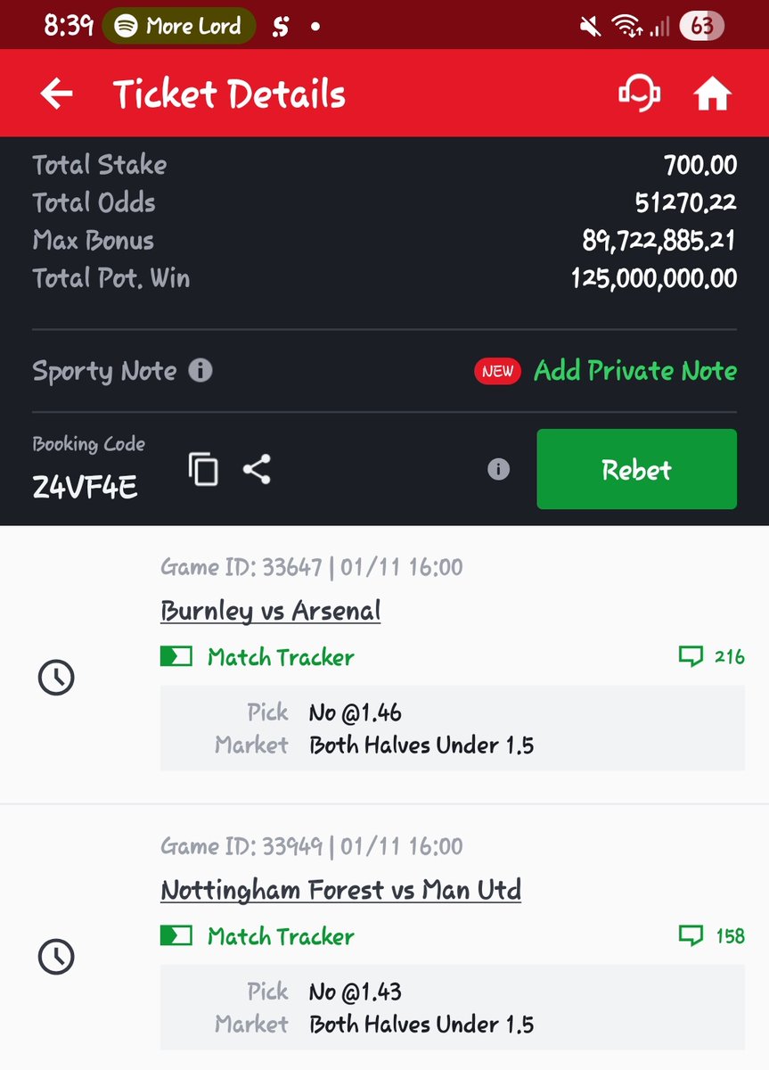 Iam_sirteee's tweet image. Both Halves Under1.5 NO