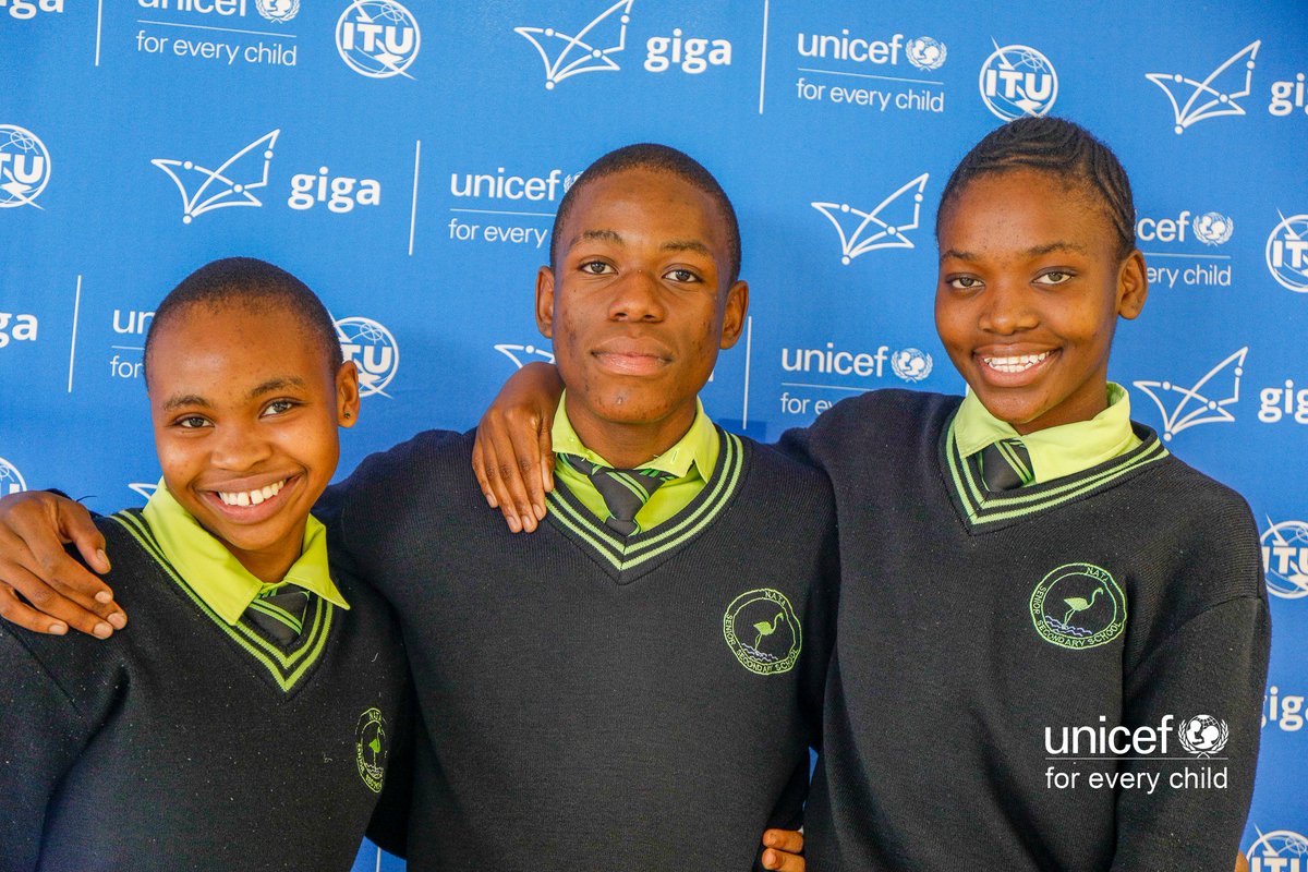 UNICEFBotswana's tweet image. #TBT to our visit to Nata SSS
Together with #SmartBots, the #GIGABotswana team is connecting schools to reliable internet - empowering teachers &amp;amp; students with digital tools for a brighter future. 
#ForEveryChild #UNICEFBotswana #DigitalLearning #ConnectivityForAll