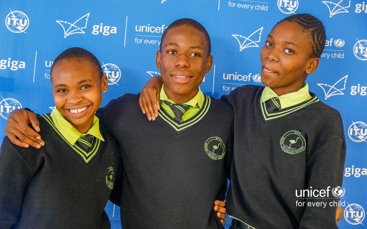 UNICEFBotswana's tweet image. #TBT to our visit to Nata SSS
Together with #SmartBots, the #GIGABotswana team is connecting schools to reliable internet - empowering teachers &amp;amp; students with digital tools for a brighter future. 
#ForEveryChild #UNICEFBotswana #DigitalLearning #ConnectivityForAll