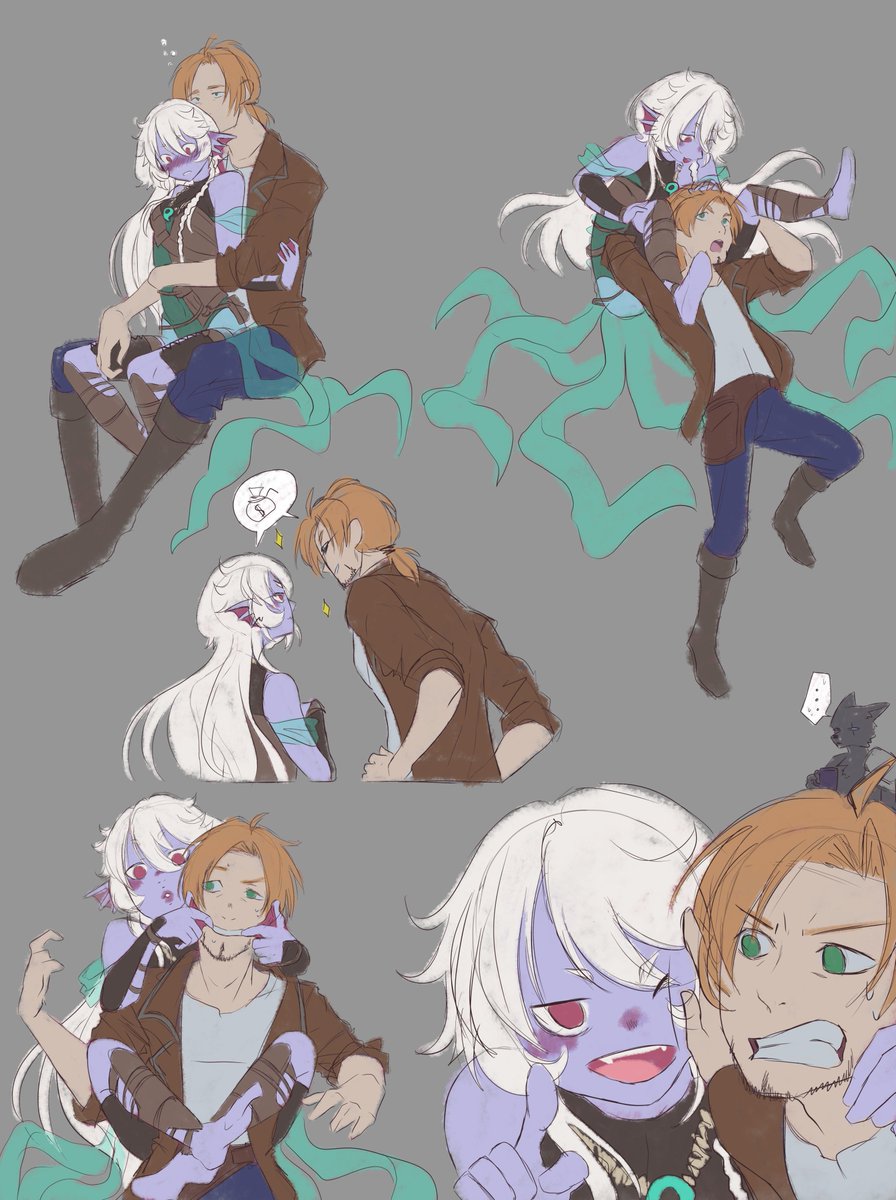 Animury1's tweet photo. Some sketches
#ocart #originalcharacters #digitalart #sketches #art https://t.co/qYIGSSRGCg