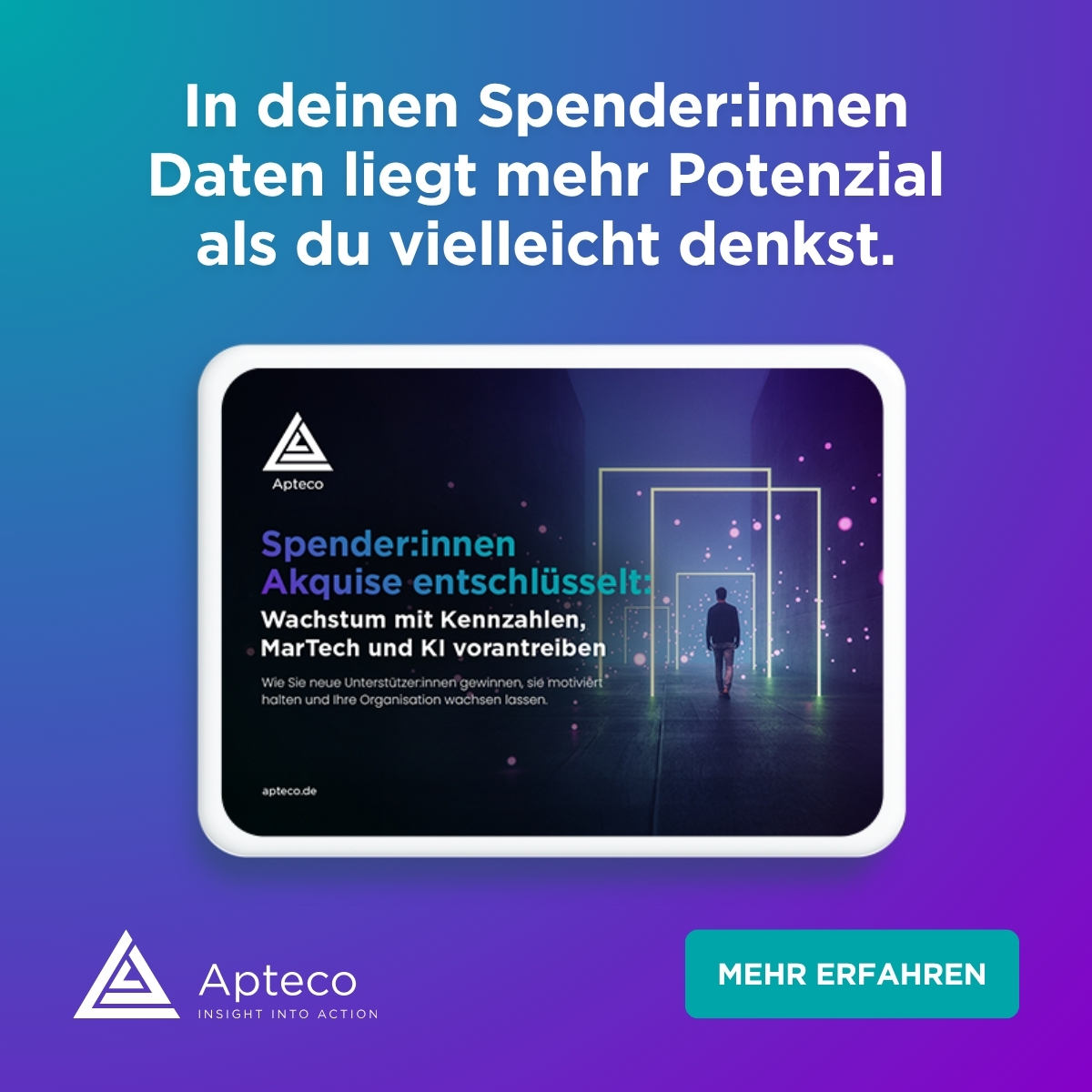 🎯 Spender:innen gewinnen ist keine Glückssache – es ist Datensache!
Wie gelingt es, neue Unterstützer:innen zu gewinnen und bestehende Beziehungen zu stärken? Das zeigt unser Whitepaper „Spender:innen-Akquise entschlüsselt“. 💡
👉 Jetzt durchstarten: hubs.ly/Q03Qpwfm0