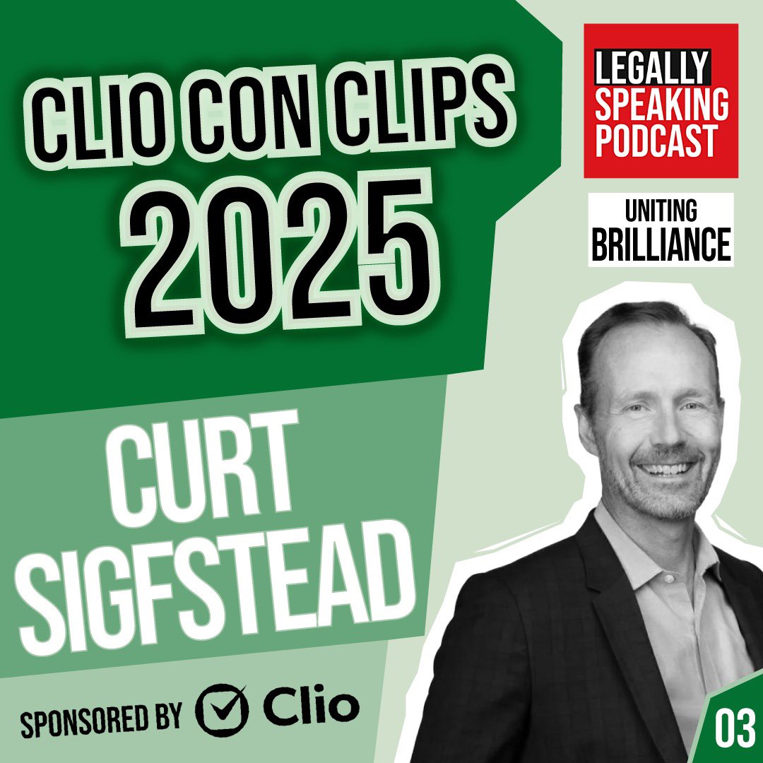 RobertHanna_eth's tweet image. What does financial brilliance look like in an age of AI &amp;amp; uncertainty? 

At #ClioCon I spoke with Curt Sigfstead, CFO of @goclio, on scaling smart, leading with purpose &amp;amp; building for the long game.

💡 $900M raise
💡 100-year vision

🎥 @LegalSpeakPod 👉 spotify.link/5gmdP7CMSXb