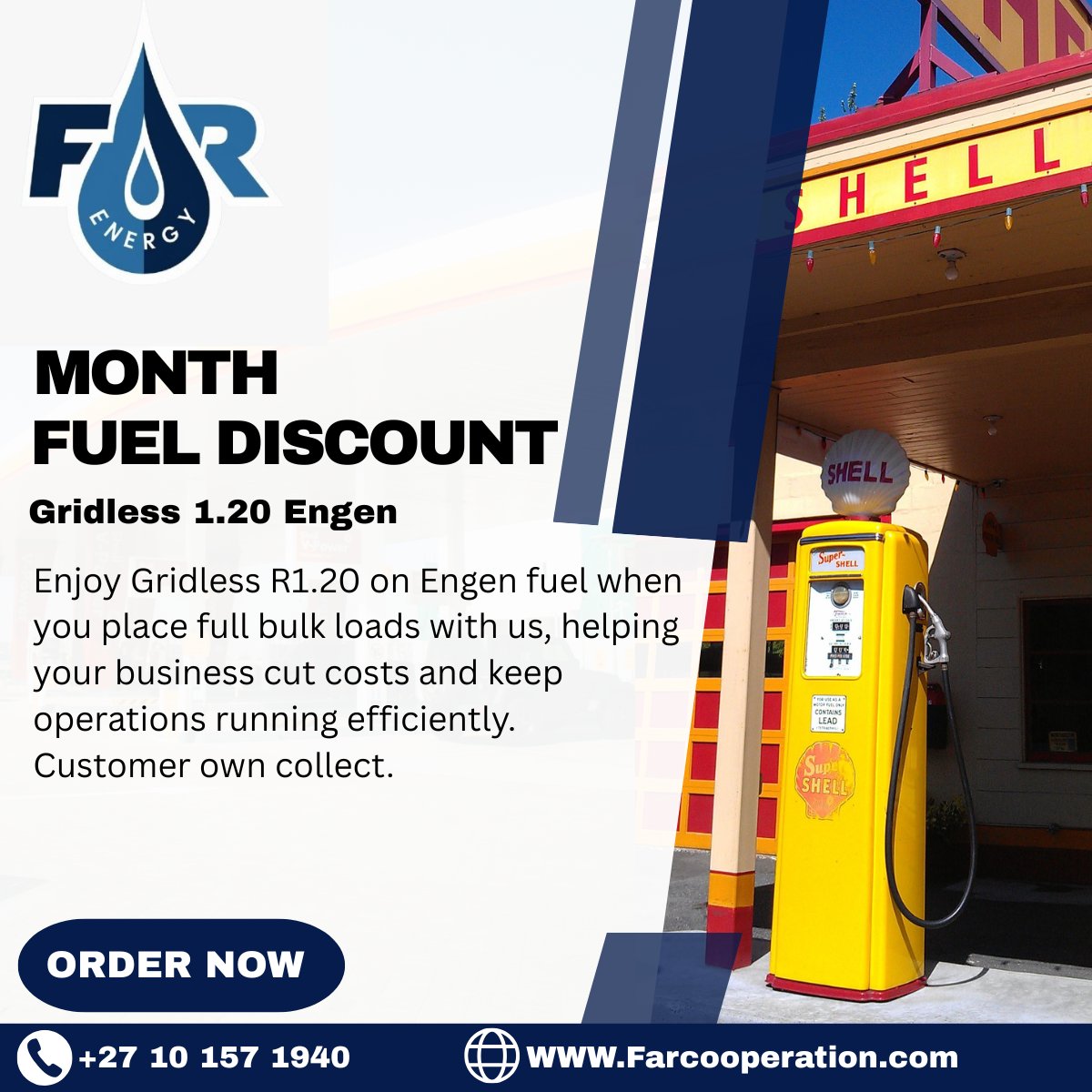 FarCooperation's tweet photo. Bulk fuel solutions, with nearly a decade of experience in fuel distribution and energy management, our team understands the importance of efficiency, transparency, and trust in every litre delivered.

#FAREnergy #EnergySolutions #BulkFuelSupply #DieselSupply #LPG https://t.co/stUY4Ps8sT