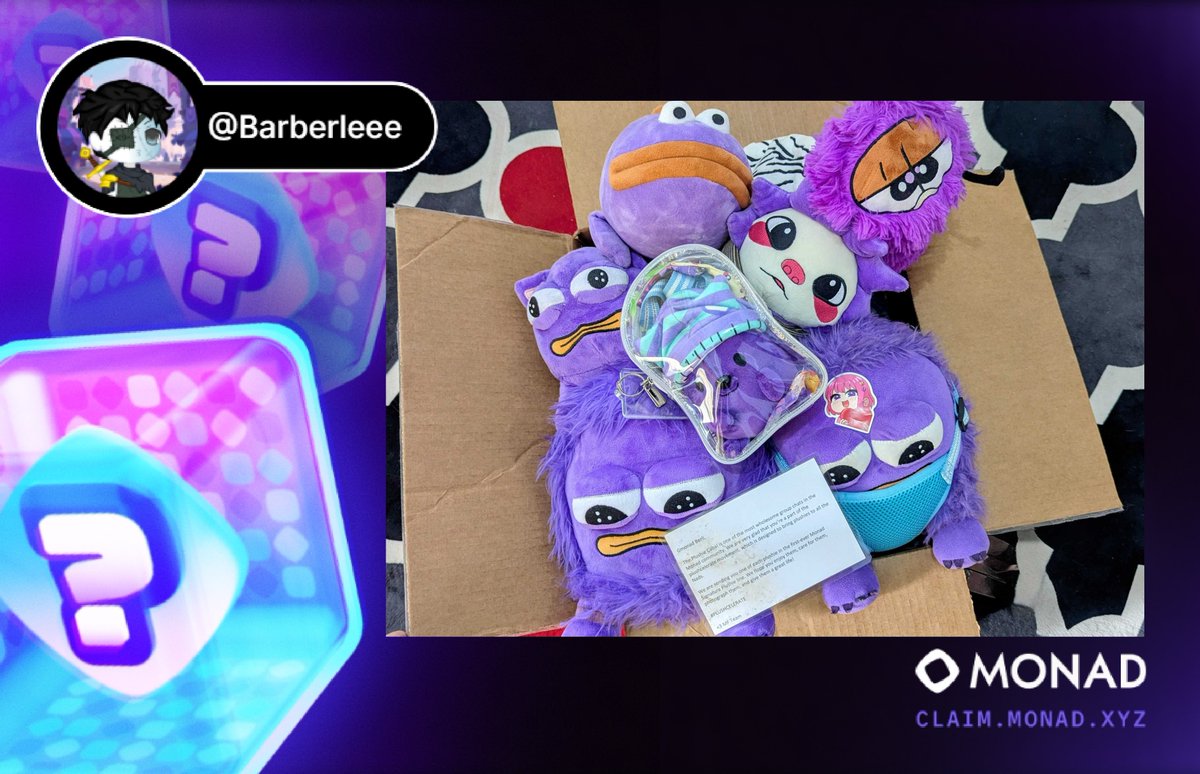 Day 3, time to open the box! are you ready folks?

Imagine if today’s box has a Monad plushie inside!

Biggest airdrop ever 🥰

Gmonad 💜

<a href="/monad/">Monad (mainnet arc)</a> <a href="/MonadPlushieHQ/">Monad Plushie HQ 🧸 💜</a>