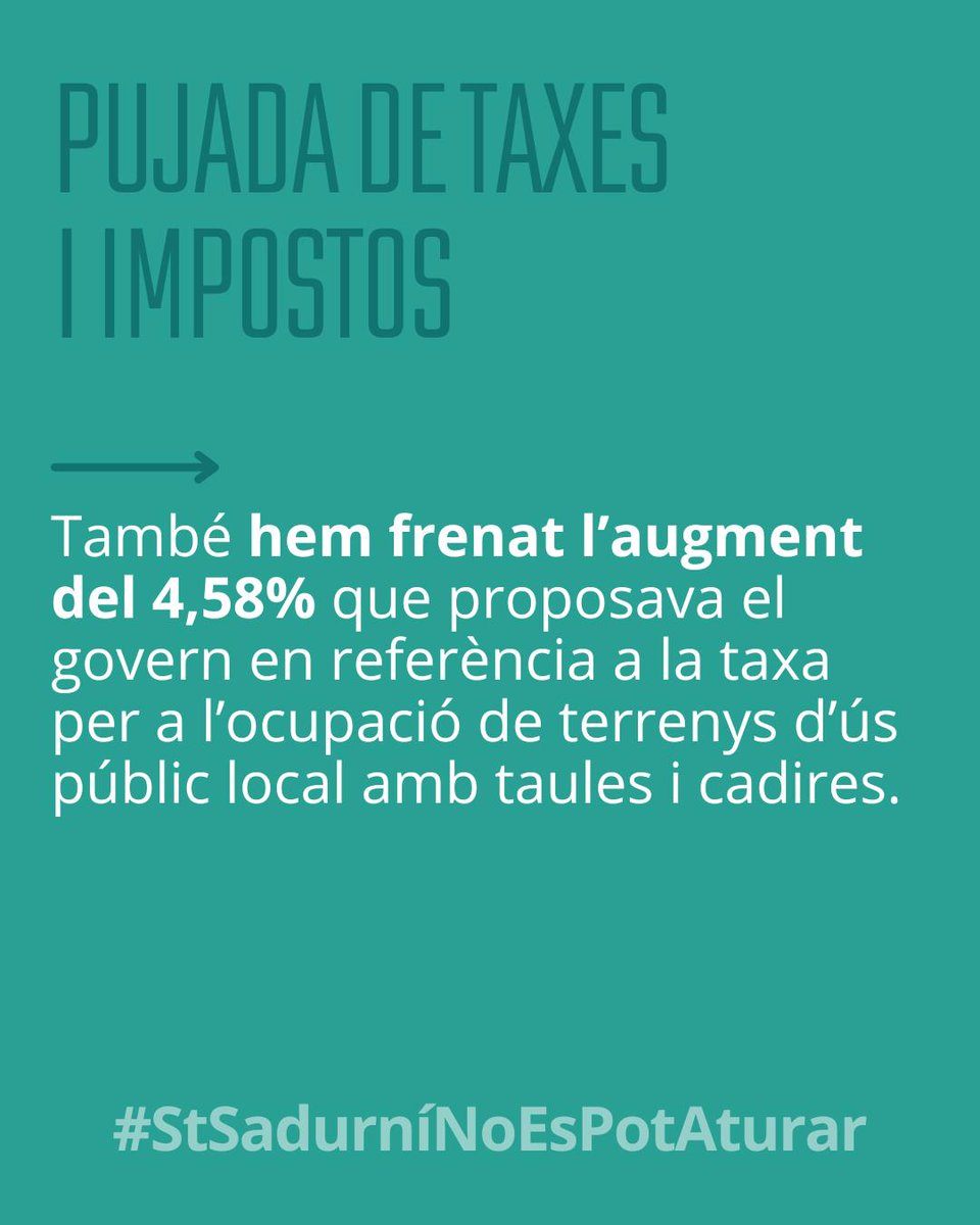 📣 Lamentem que la pujada de taxes i impostos no es tradueixi en una millora dels serveis a Sant Sadurní ❌

#Junts #StSadurni #PleMunicipal