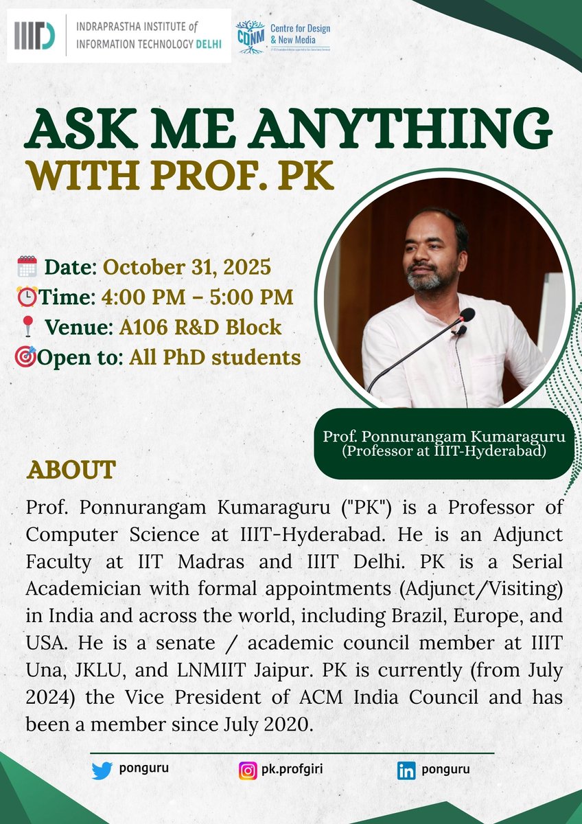 IIIT Delhi tweet media