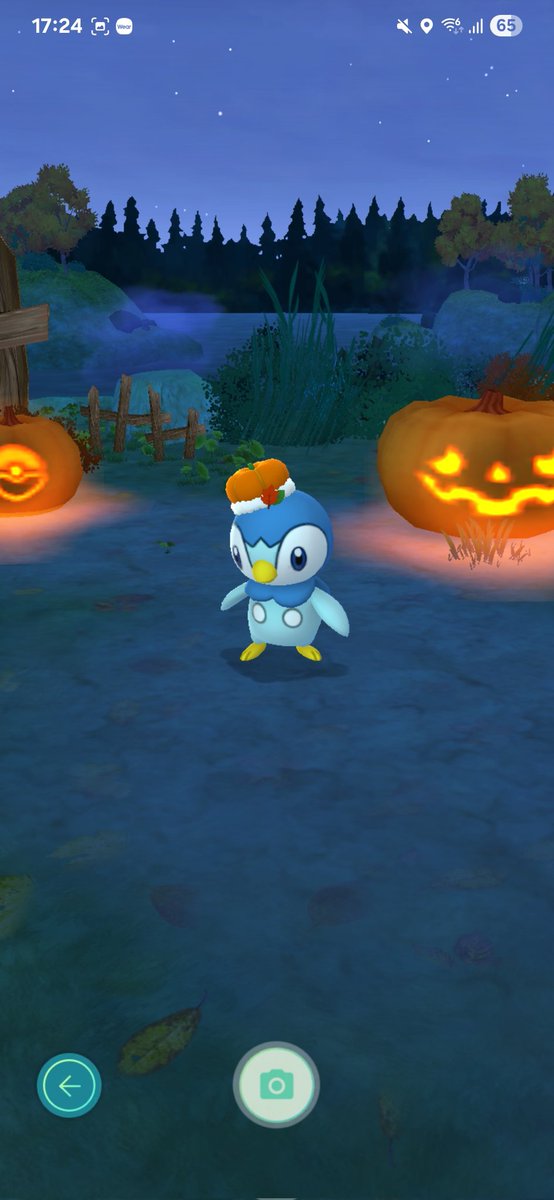 _murumuru's tweet photo. ポッチャマもハロウィン仕様なの！？
#ポケモンGO https://t.co/9xOfb1XukW