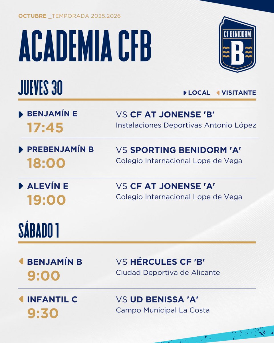 CF Benidorm Academia tweet media