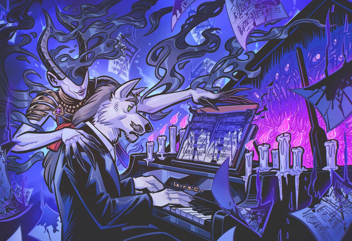 New commission
The Corrupted Melody
🎨：Mo