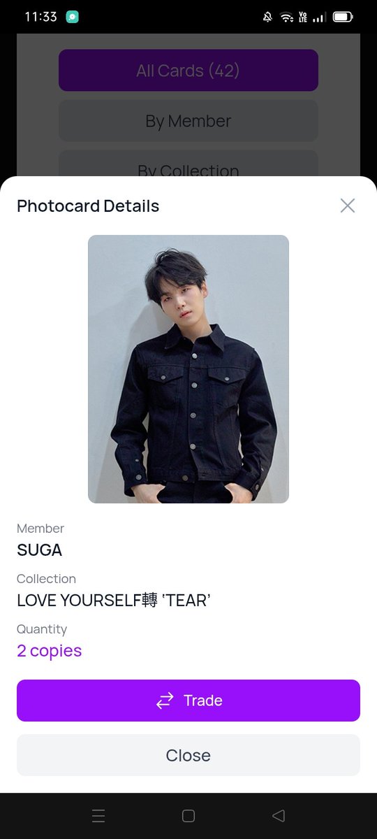 RUN BTS POLYトレカ ナムジュン RUN BTS POLY Highlight Package