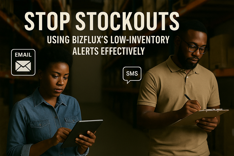 tonisoft_web's tweet image. Stockouts = lost sales 😩
Stay ahead with BizFlux’s Low-Inventory alerts and real-time updates that help you restock before it’s too late.

👉 Read here: bizflux.co.ke/media/blog/sto…

#BizFlux #InventoryManagement #SmartBusinessTools