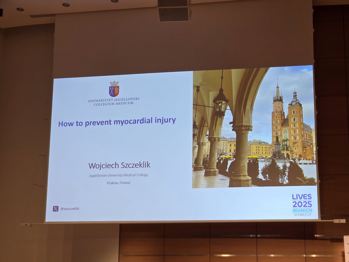 IntensywnaPL's tweet image. W trakcie kongresu @ESICM @wszczeklik przedstawił wykład nt. okołooperacyjnego uszkodzenia mięśnia sercowego. Kolejny raz zaprezentowano wyniki PREVENT-MINS, największego randomizowanego badania klinicznego przeprowadzonego w Polsce, dzięki współpracy konsorcjum PERI-CRIT.