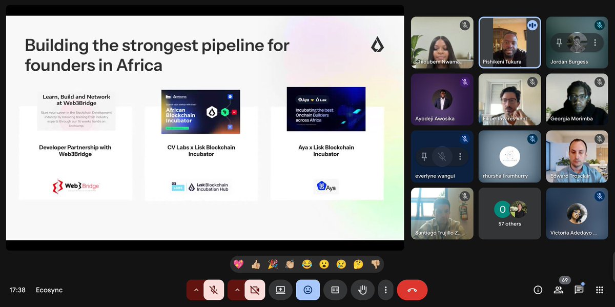 Our first-ever Ecosync happened yesterday and the vibes were too good 🔥

Thank you to everyone who joined and shared the space with us.
Did you get a screenshot during the session? Post it and tag us. Let’s see your angle 👀