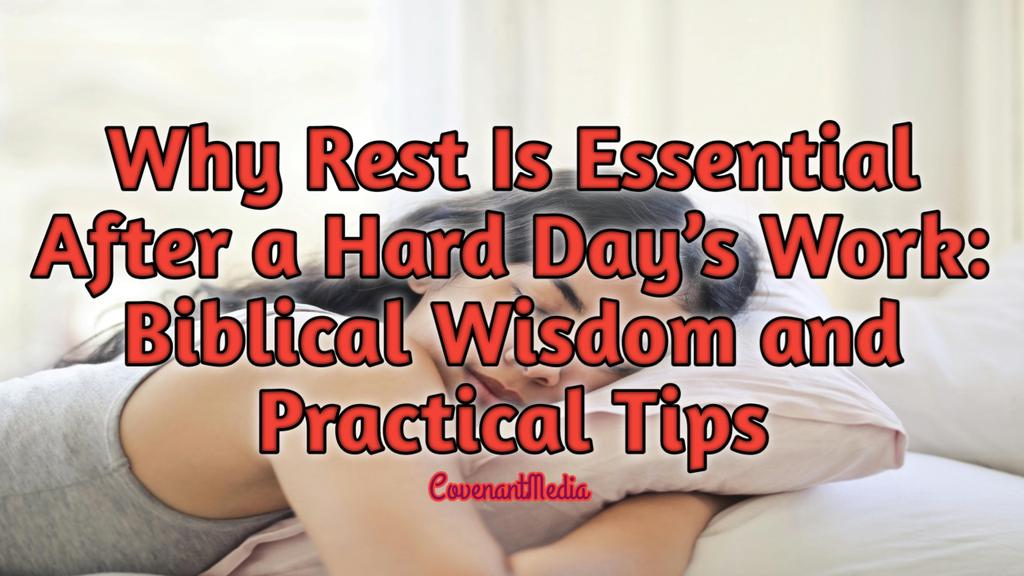 Covenantcompass's tweet photo. As you move forward, remember that rest isn’t a luxury; it’s a necessity. By embracing rest, you will be better equipped to face challenges, maintain your health, and live in alignment with your natural and spiritual rhythms. 
https://t.co/fGlm52DX6e https://t.co/T6k2HQee0E