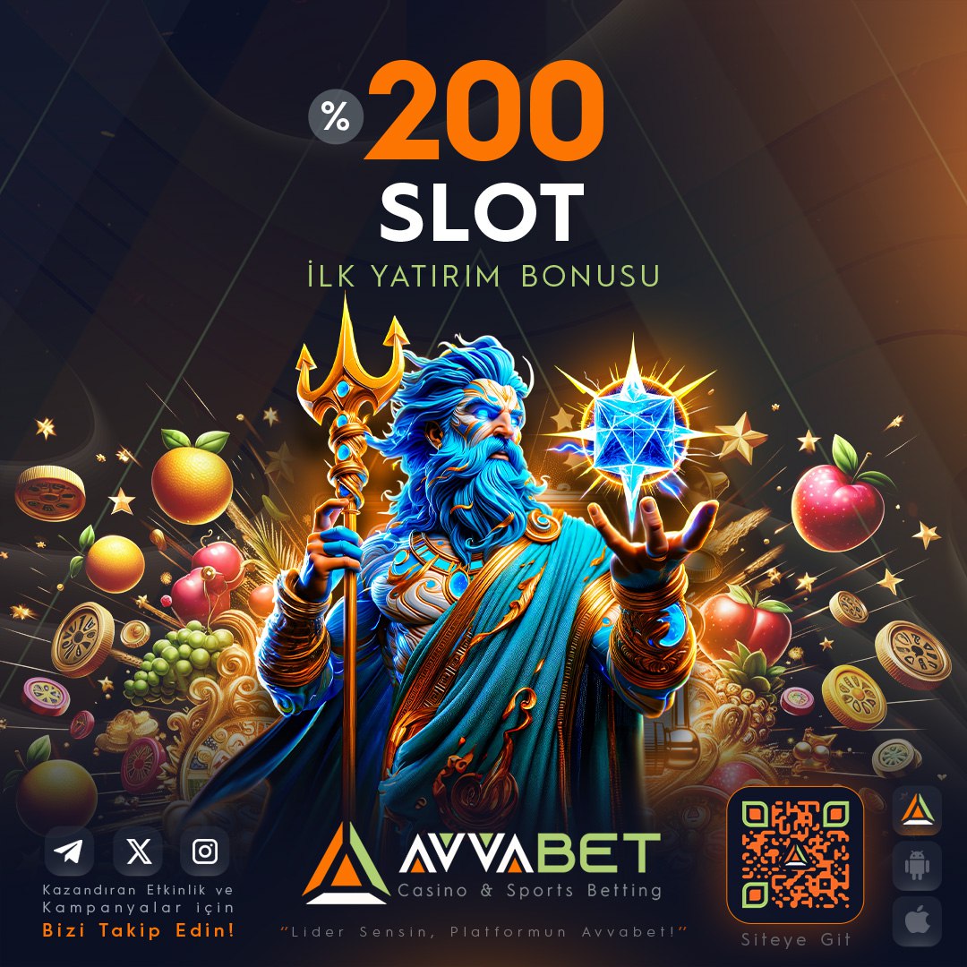 📣#Avvabet ' ten Yeni Yatırımcılarına Hediye !

💵%200 Slot İlk Yatırım Bonusu Sizlerle ,

💎Yatırımını Yap %200 Bonus İle Slot Eğlencesinin Keyfini Çıkar !

🔗t.ly/AvvabetResmi

#slot #avvabet #casino