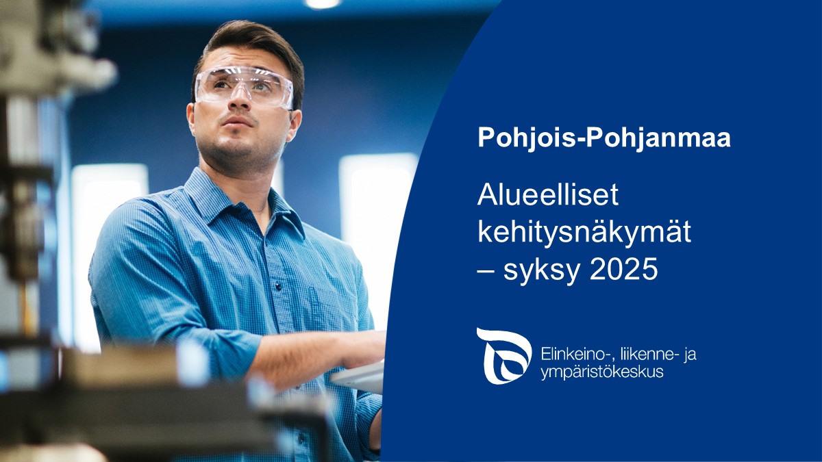 Syksyn 2025 alueelliset kehitysnäkymät on julkaistu: Pohjois-Pohjanmaan taloudessa pientä vireytymistä – kasvua odotetaan vuonna 2026.

Tiedote ➡️ sttinfo.fi/tiedote/715674…

#kehitysnäkymät #työttömyys #elinkeinot #PohjoisPohjanmaa
<a href="/YritysBuusti/">Yritysbuusti</a>