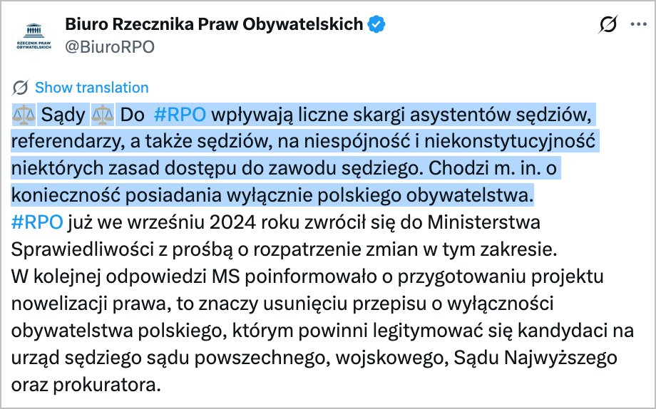 Legaartis's tweet image. 🚨 ALARM: RPO chce umożliwić cudzoziemcom, w tym obywatelom najbardziej skorumpowanego &quot;państwa&quot; w Europie gdzie dyplom magistra, profesora można kupić na bazarze, zostanie sędziami w Polsce!

Tworzenie Ukropolinu postępuje znacznie szybciej niż nam się wydaje. 

#sądy #RPO