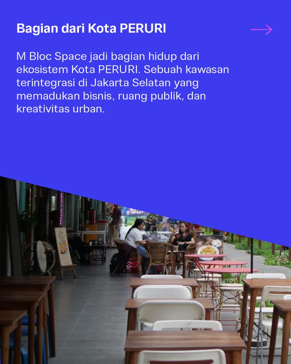 Febrienkr's tweet photo. Dari cetak uang ke cetak peluang , PERURI ikut mendukung wajah baru M Bloc Space, yang makin fresh, inklusif, dan penuh energi.

#PerusahaanTeknologiHighSecurity #InnovationforASovereignFuture #KemajuanBerdaulat #InovasiKeamananTinggi #PeruriGovTechIndonesia #TrusteeOfSovereignty https://t.co/U4UIuu3pEP