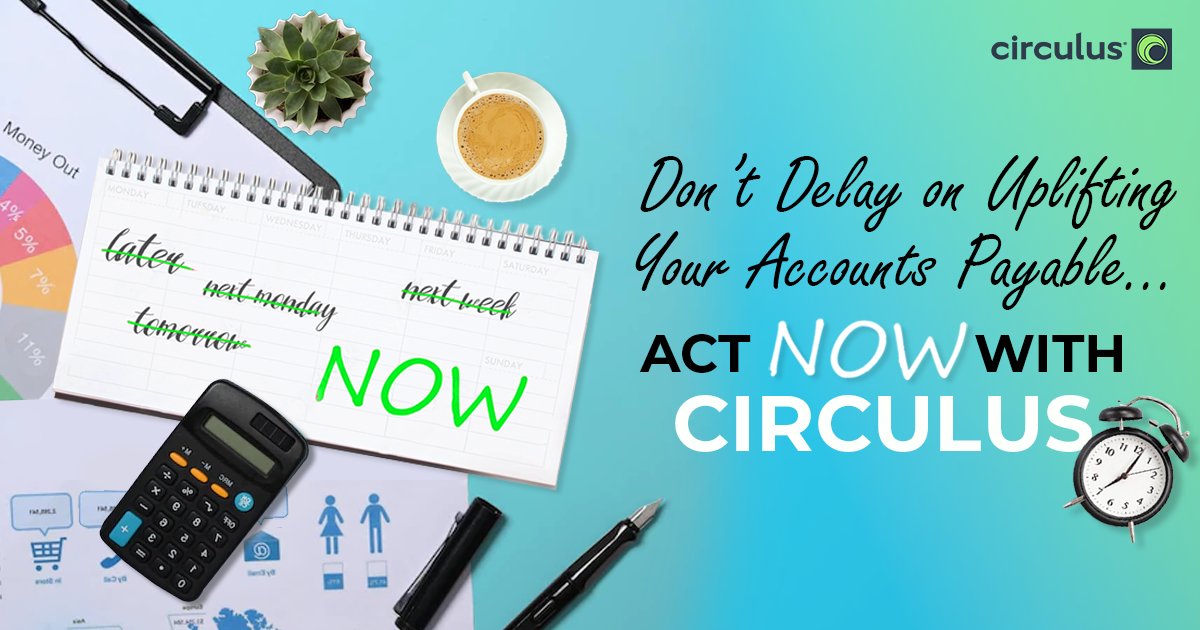 CirculusTech's tweet image. There isn’t any other time but now to make way for your #AccountsPayable success. Choose #CirculusAPAutomation to brighten up your chaotic #InvoiceProcessing. For more, visit:👉circulus.io 
#TimelyPayments #AutomatedWorkFlow #FlexiblePaymentOptions #MobileAP
