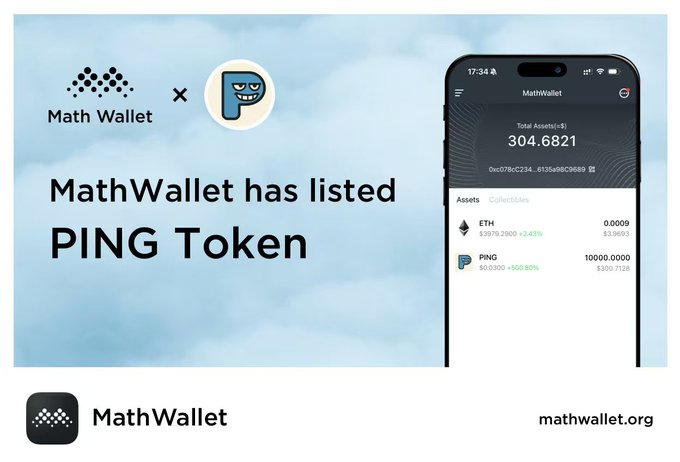 MathWallet_JP's tweet image. MathWallet が $PING トークンを上場しました！  

🚀@pingobserver と一緒に、暗号通貨の世界の新たな可能性を探求しましょう！  

$MATH #x402
