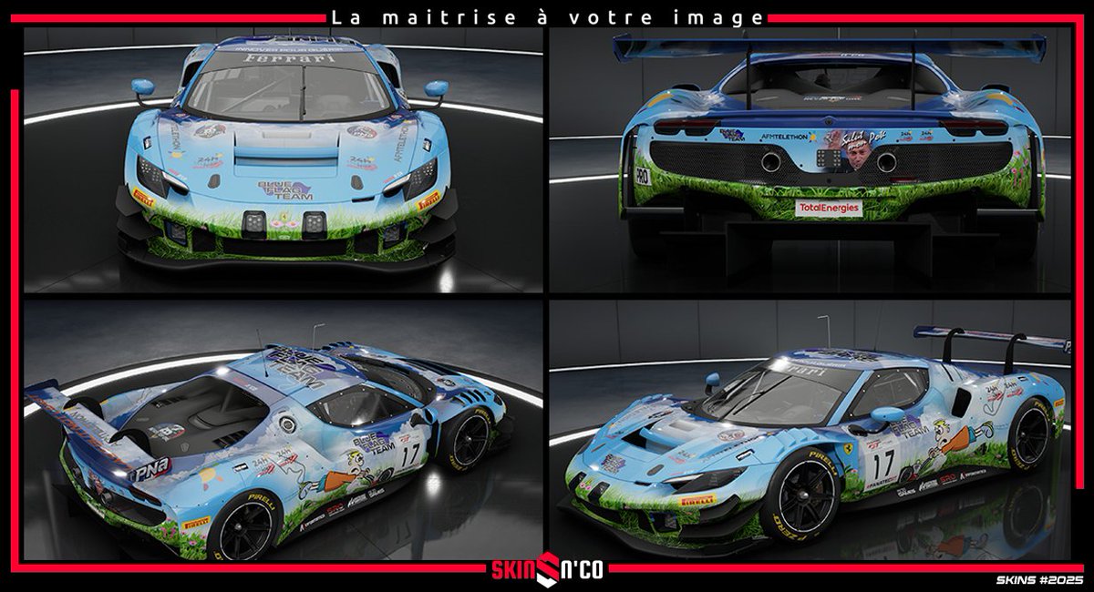 ACC - Spécial 24H NRT Telethon 2025  pour la team Blue Flag (tondeuse à gazon)