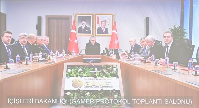 Vali Yakup Canbolat, Bakan Yerlikaya ile Toplantıda