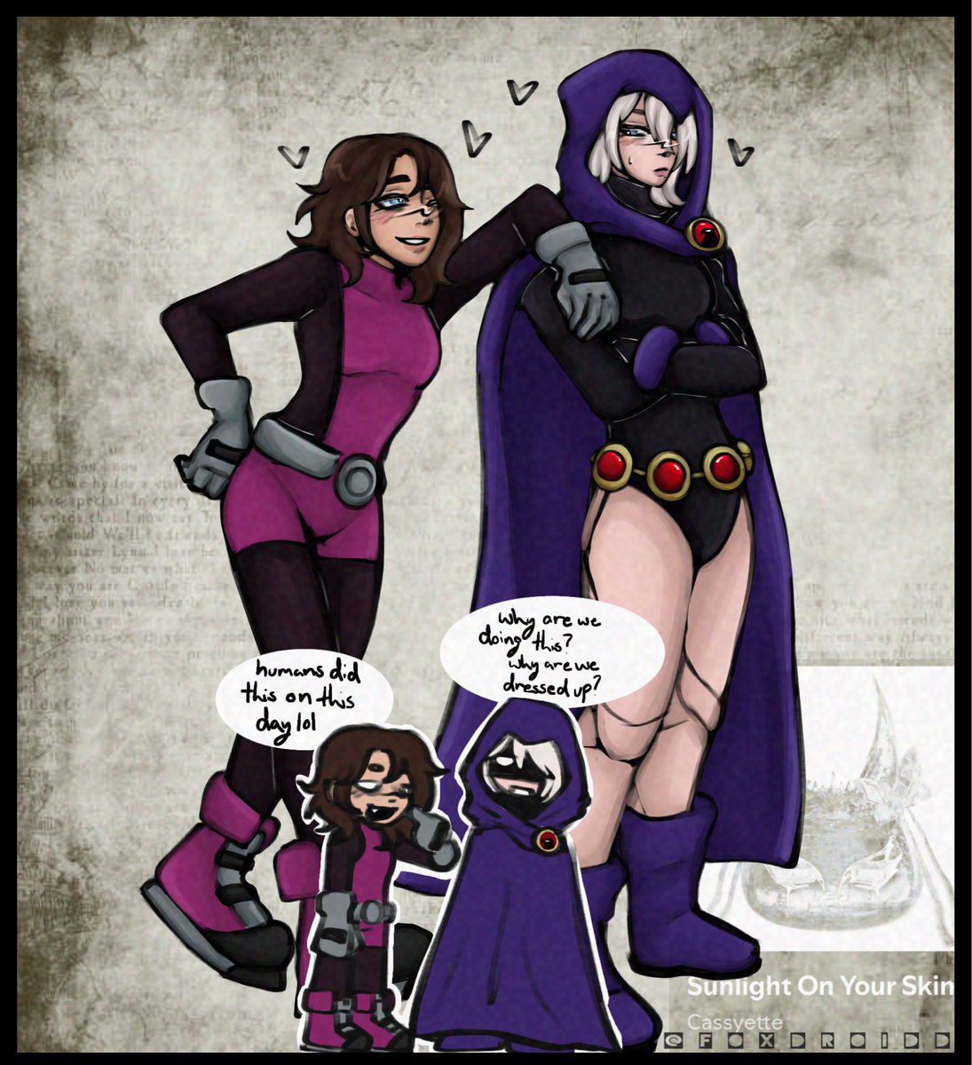 me and my wives halloween version.. part 1/2 :3 
#yumetwt