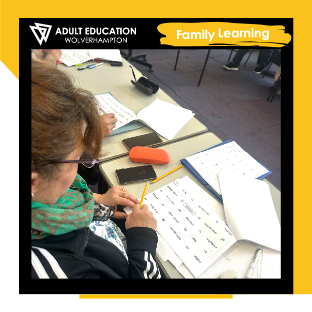 AEWolverhampton's tweet image. First Stop for English! 
Today our learners explored number sets &amp;amp; ordinal numbers-writing numbers in words and using first, second, third! One student said, “This will help me support my child’s homework.” That’s learning for life &amp;amp; family! 
#FamilyLearning #AdultLearning